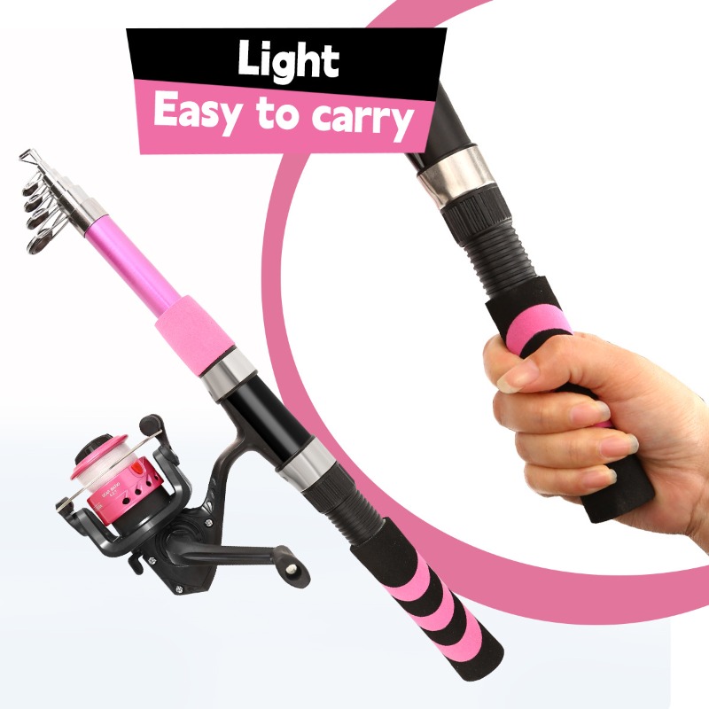Fishing Rod Spinning - Kids Adult Beginner Fishing Rod Combo