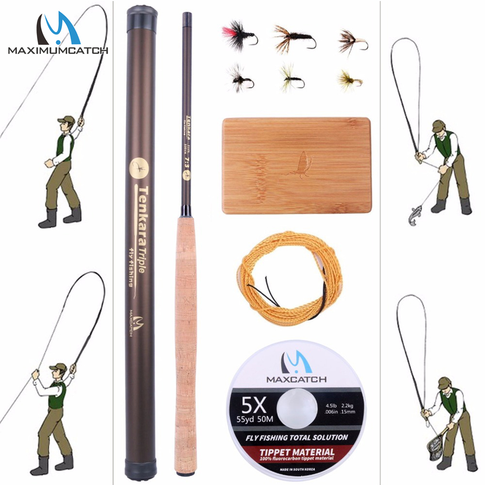 Maximumcatch 9-13FT V-Tenkara  - Fishing Rod Fly recension och pris