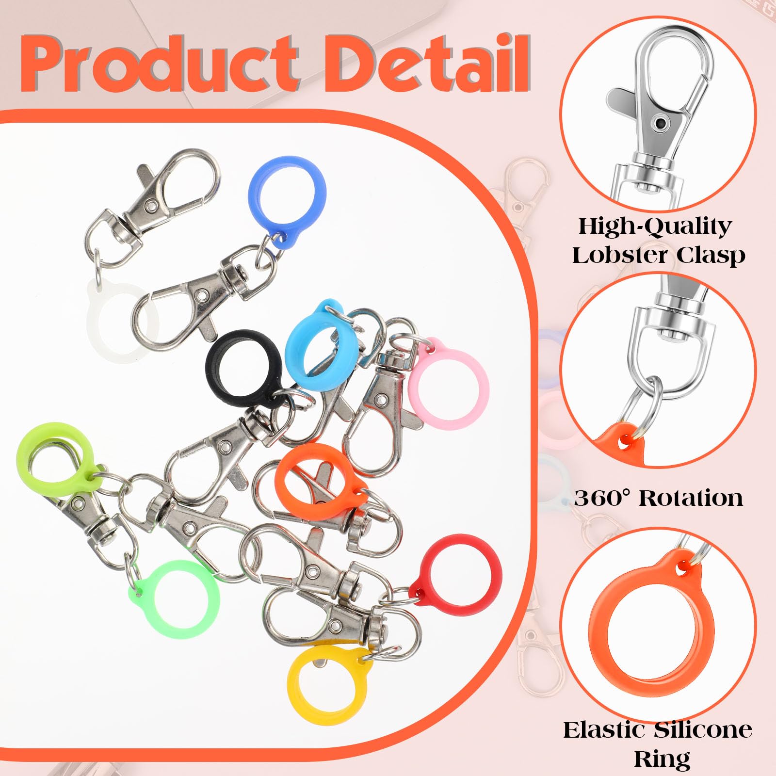 10Pcs Silicone Pen Clip Lobste - Penn Reel Fierce recension och pris